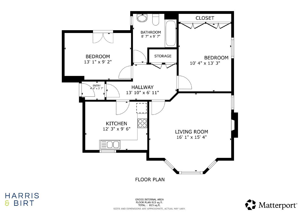 Floorplan for Barquentine Place, Cardiff